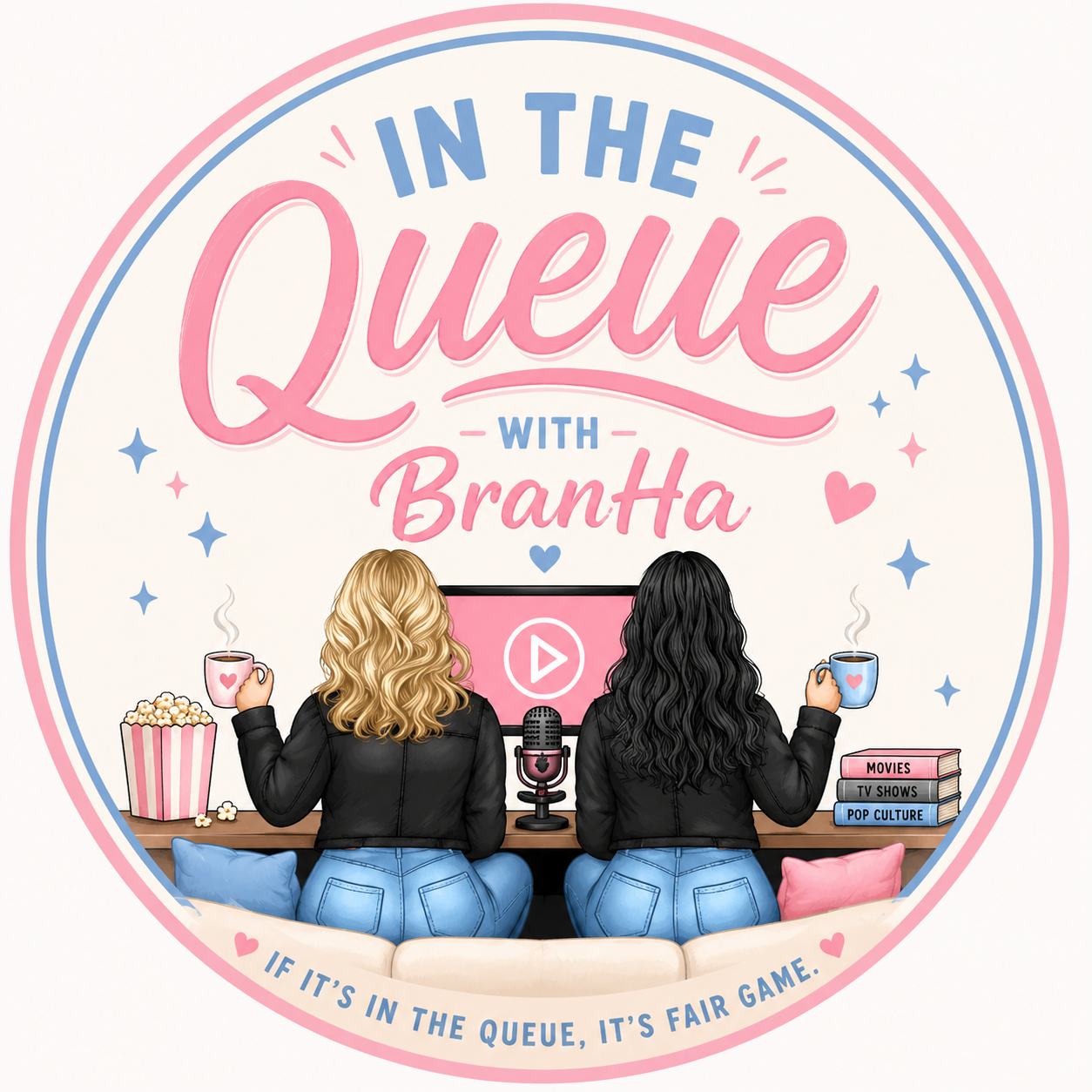 In the Queue with BranHa logo